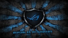 republic of gamers asus logo