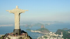 Rio de Janeiro brasil statue christ the redeemer landscape
