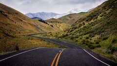 road landscape Mountains
