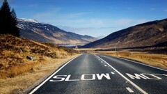 road landscape Scotland