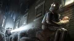 robot baby artwork Photoshop digital art Machine police