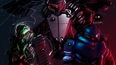 robot cyborg mech science fiction digital art