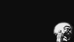 robot Minimalism Simple Background simple