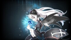 rozen maiden suigintou anime girls blue flowers rose Flowers