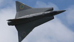 Saab 35 Draken jet-fighter military military aircraft vehicle