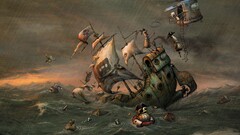 sailing ship artwork fantasy art