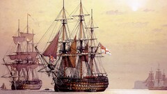 sailing ship artwork ship