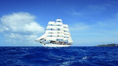 sailing ship corsair ship vehicle