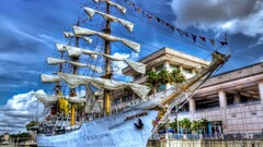 sailing ship hdr ship