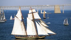 sailing ship ship Bridge vehicle