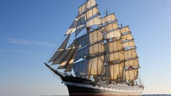 sailing ship ship vehicle Sea