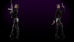 saints row the third video games weapon Simple Background twins