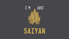 saiyan Dragon Ball Z humor Typography Minimalism Dragon Ball