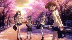 sakagami tomoyo fujibayashi ryou fujibayashi kyou anime girls
