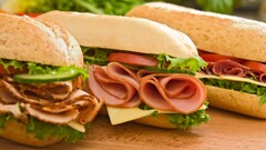 salad bread sandwiches food