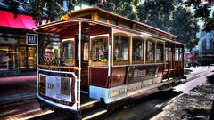 San Francisco tram vintage vehicle