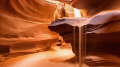 sand desert canyon Antelope Canyon rock nature