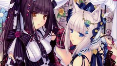 sayori anime girls Chocolat (Neko Para) Vanilla (Neko Para) tie