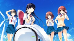 school uniform anime girls If My Heart Had Wings habane kotori