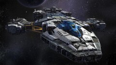 science fiction Anime spaceship