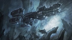 science fiction artwork digital art spaceship Space vehicle