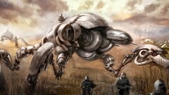 science fiction artwork robot