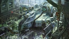 science fiction artwork vehicle futuristic