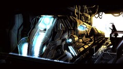 science fiction artwork vehicle