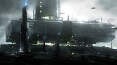 science fiction digital art numbers futuristic artwork