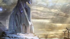 science fiction futuristic digital art