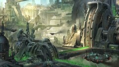 science fiction futuristic futuristic city artwork