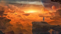 science fiction planet Space space art artwork