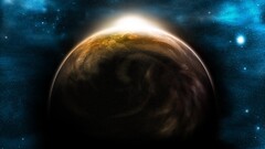 science fiction space art Space planet digital art