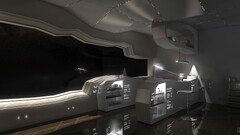 science fiction Space space station render