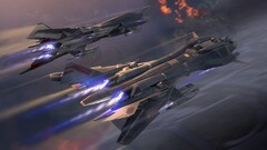 science fiction star citizen spaceship Space video games