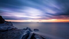 Sea beach sky sunlight nature coast