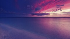 Sea clouds sky nature