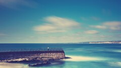 Sea nature pier sky
