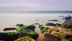 Sea sky horizon coast