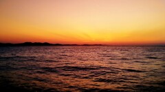 Sea sky horizon sunlight nature