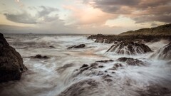 Sea sky long exposure nature
