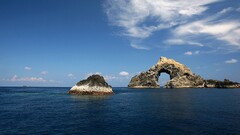 Sea sky nature rock horizon
