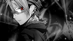 selective coloring red eyes Anime anime girls