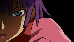 senjougahara hitagi anime girls anime vectors face