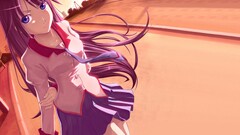 senjougahara hitagi monogatari-series Anime anime girls