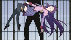 senjougahara hitagi school uniform Anime anime girls