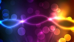 shapes colorful digital art lines waveforms