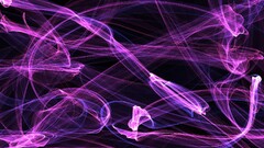 shapes digital art pink purple abstract