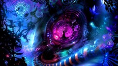 shapes digital art science fiction