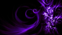 shapes purple digital art